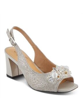 Gray Leather AZURA MATAHUM SANDALS size 6.5/7 Brand New